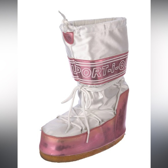Donald J Pliner Moon Snow Boots Pink White - Picture 1 of 10